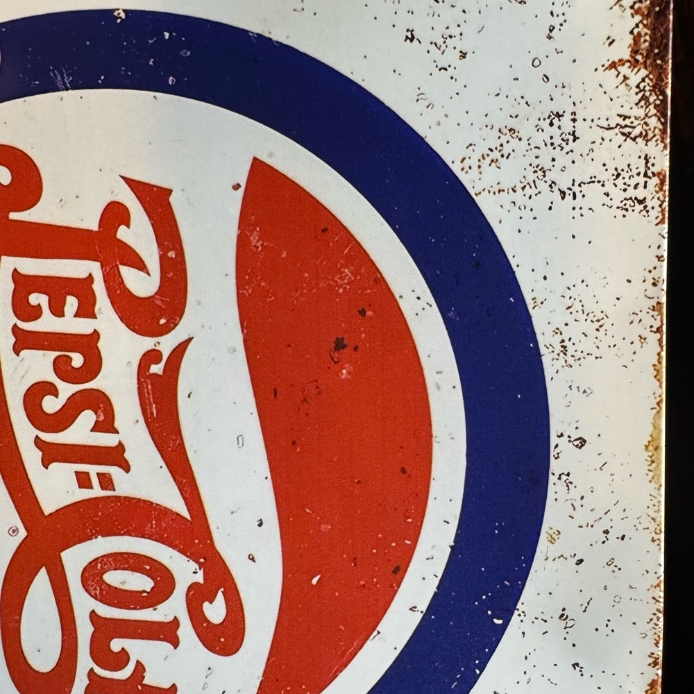 Pepsi Red and Blue Vintage Wall Art - Picture 5 of 10